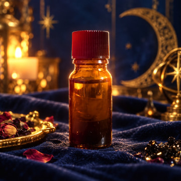 暗月守護魔法油 - 黑卡蒂女神的能量保護與靈性祝福 | 南瓜的魔法櫃子