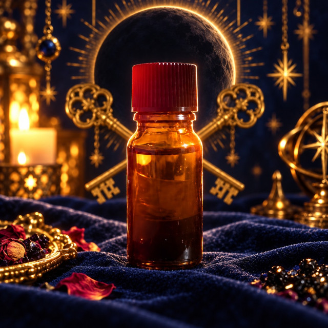 暗月守護魔法油 - 黑卡蒂女神的能量保護與靈性祝福 | 南瓜的魔法櫃子