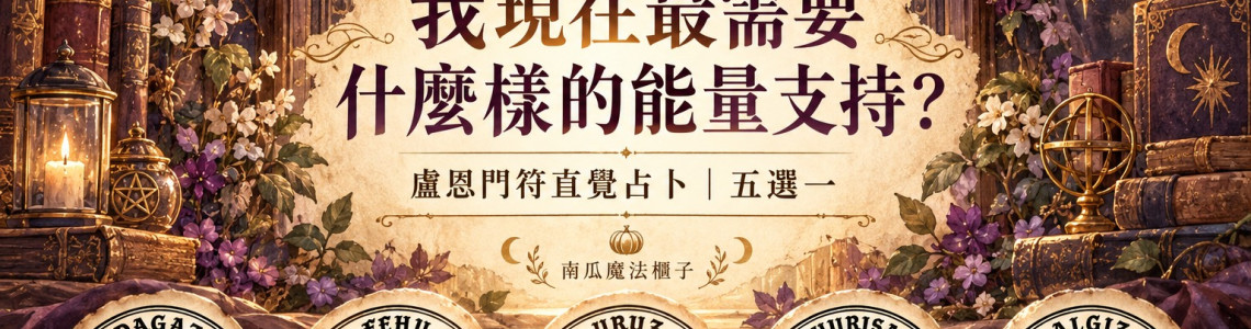 我現在最需要什麼樣的能量支持？盧恩門符五選一占卜