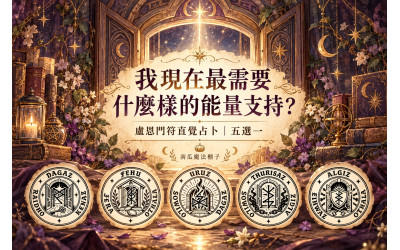 我現在最需要什麼樣的能量支持？盧恩門符五選一占卜