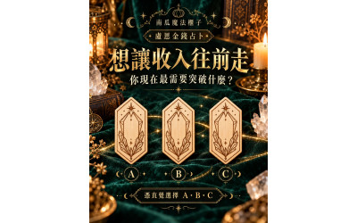 盧恩金錢占卜｜想讓收入往前走，你現在最需要突破什麼？直覺選 A／B／C
