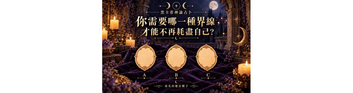 黑卡蒂神諭占卜｜你需要哪一種界線，才能不再耗盡自己？