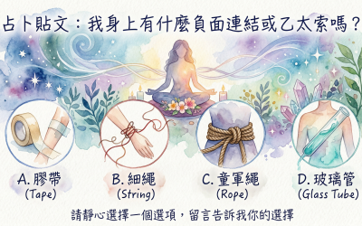 【塔羅占卜測驗】覺得心很累？大天使米凱爾指引：找出你需要清理的「能量索」與負能量！