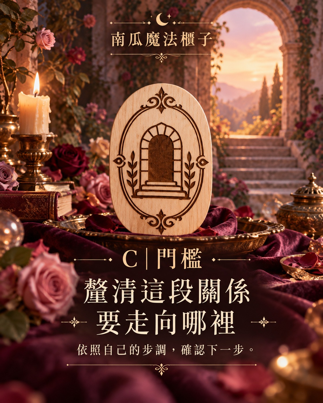 C門檻神諭木牌：釐清這段關係要走向哪裡