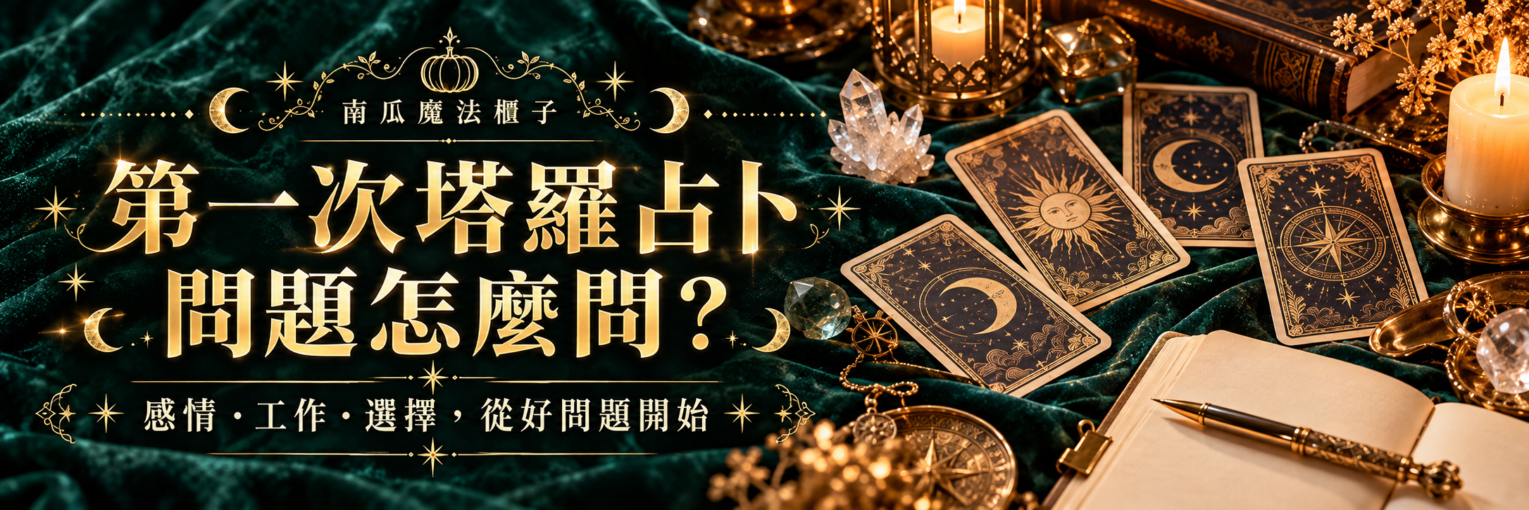 第一次塔羅占卜，問題怎麼問？感情與工作提問準備指南